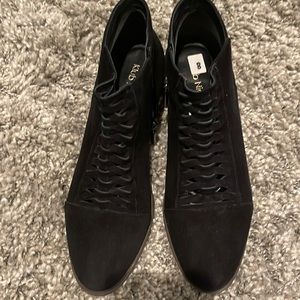 Anthropologie-Klub Nico Bertie Suede Ankle Boots sz 8